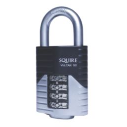 Squire  Die-Cast Steel Weatherproof  Combination  Padlock Blue 50mm