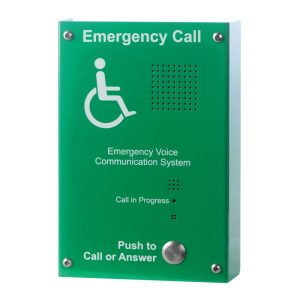 C-tec Green Disabled Refuge Outstation, surface