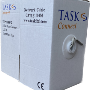 TASK Connect CAT 5e UTP 4 Pair 24 AWG Solid Bare Copper LSZH Network Cable 305m