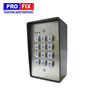 EGS Keypad Back-Lit Vandal Resistant Stainless Steel