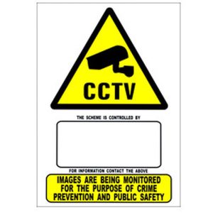 Haydon A3 CCTV Warning Sign