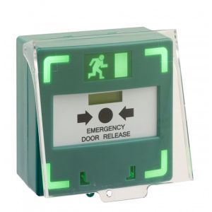 SSP Green Resettable Triple Pole Break Glass with Sounder & LED
