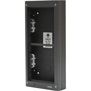Videx 4000 Series 2 Module Surface Back Box & Front Support Frame Gunmetal Grey