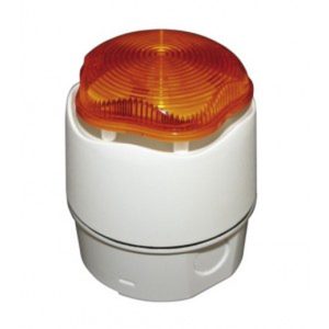 Vimpex Banshee Excel Lite CHX Sounder Beacon Deep Base White Body Amber Lens