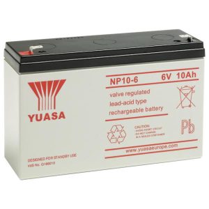 Yuasa 6V 10Ah Industrial VRLA Battery